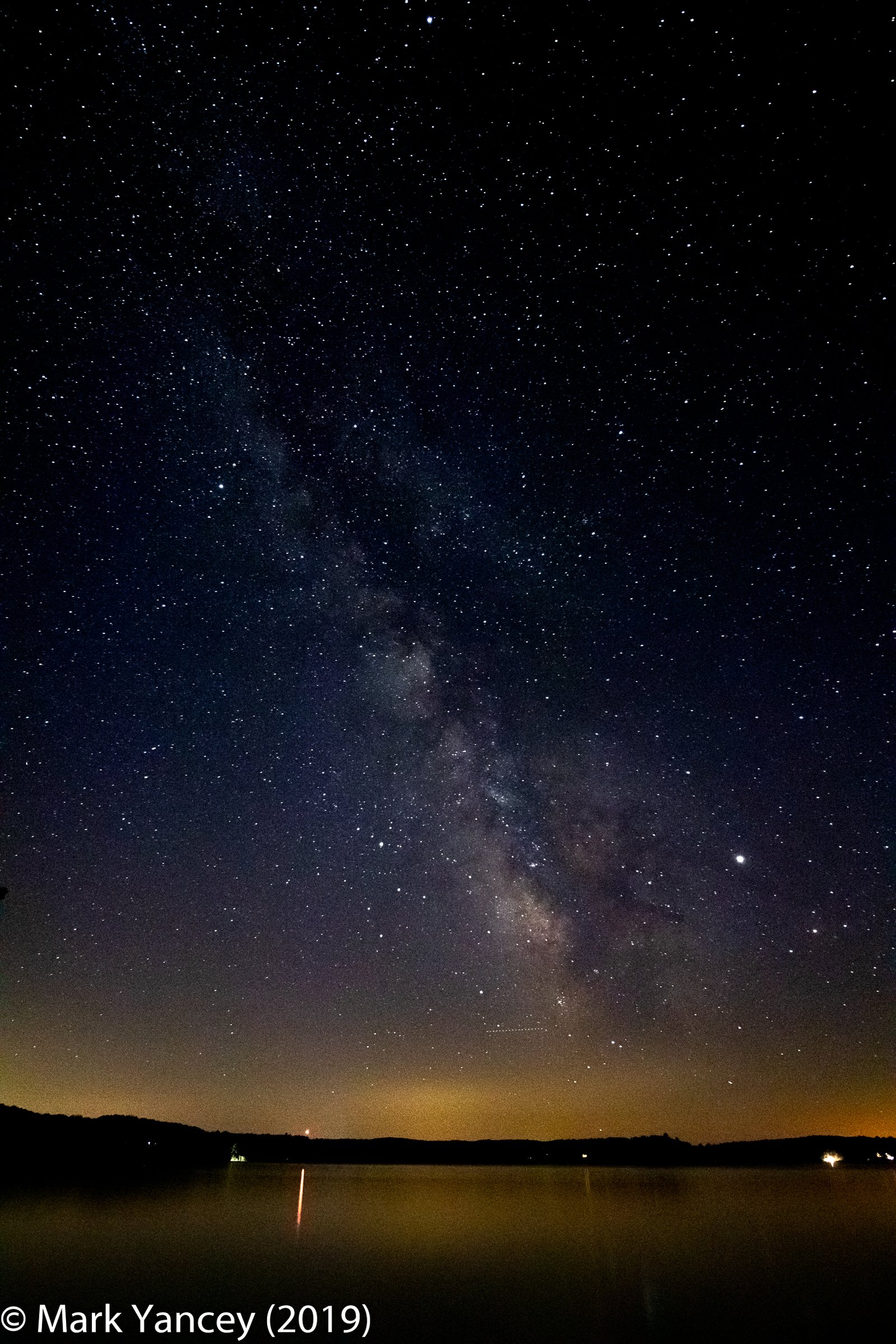 Milky Way, Green Lake, August 2019