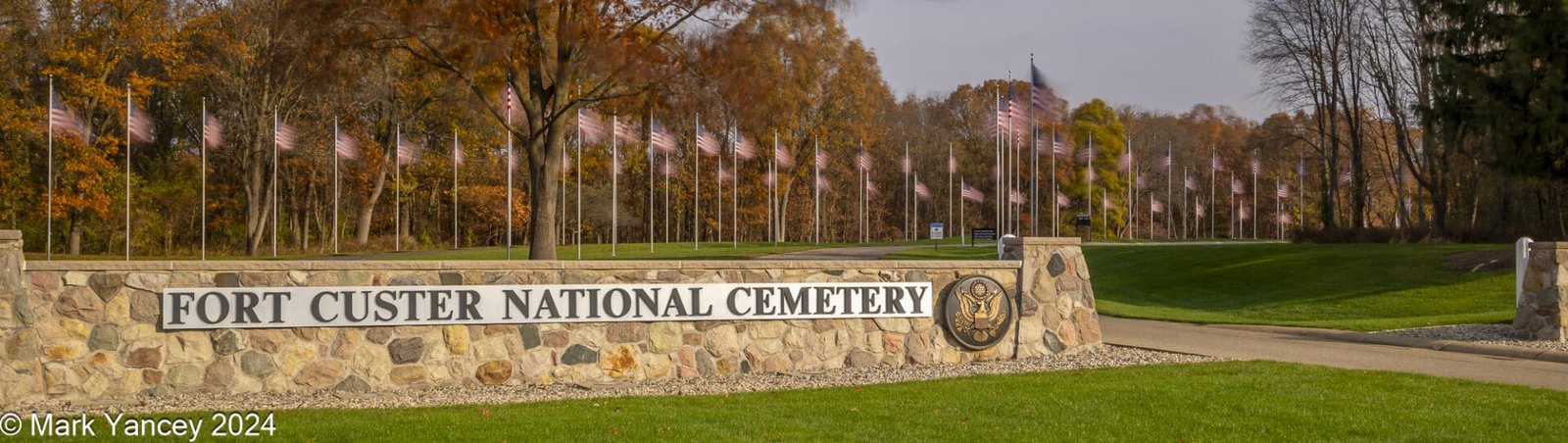 Entrance to Ft. Custer National Cemetery