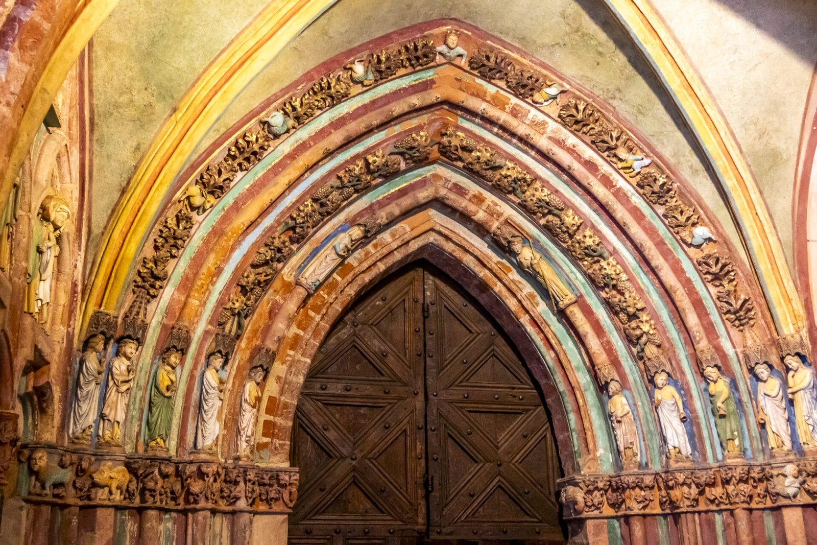 Entrance to Church of the Blessed Virgin Mary in Malbork Castle