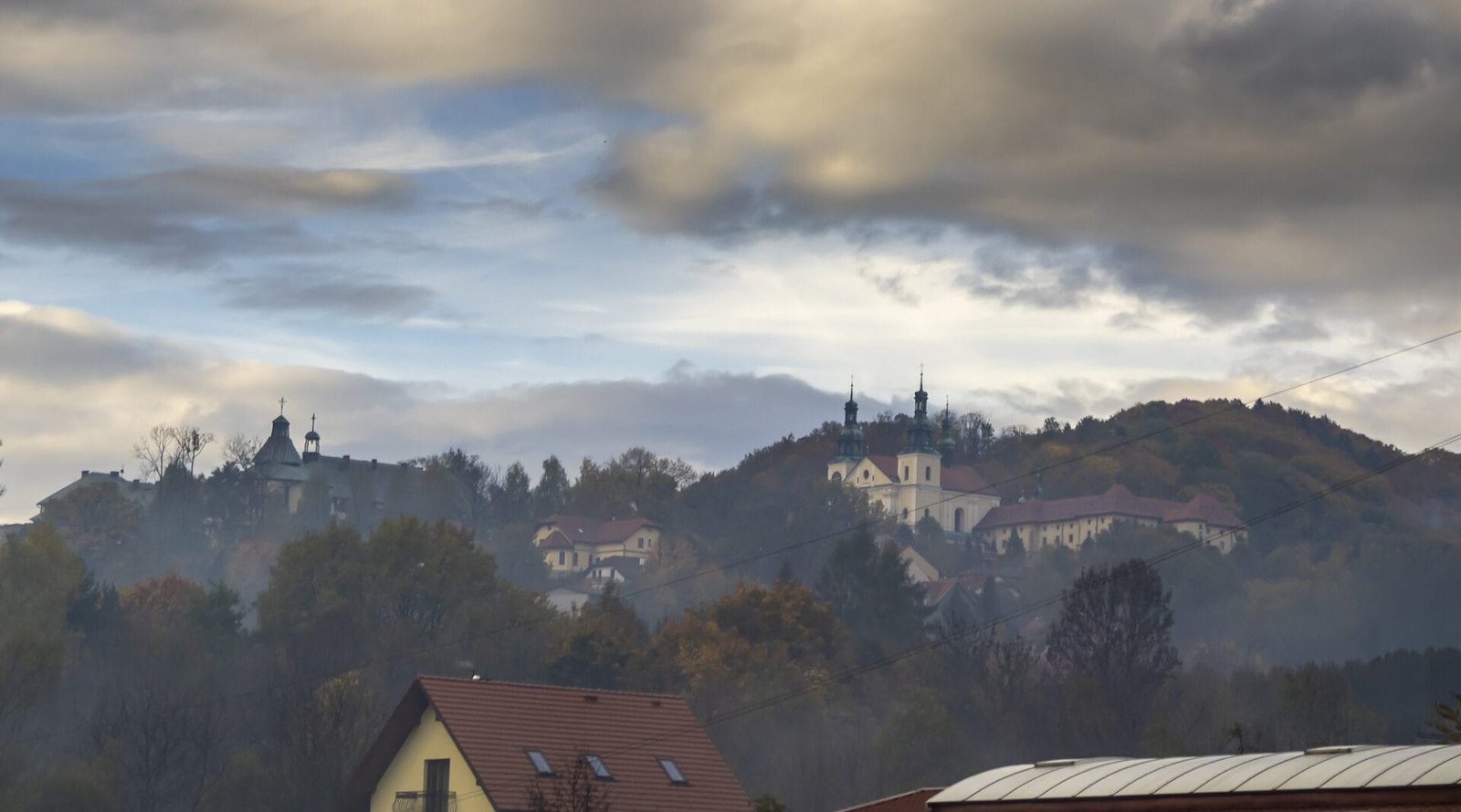 Our Lady of the Angels Basilica in the Distance